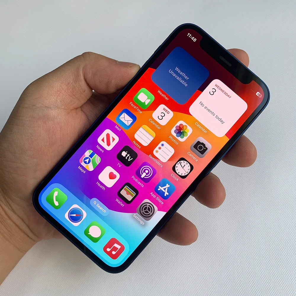 Original Apple iPhone 12 mini 5.4" 4G 5G 64GB/128GB/256GB ROM Dual 12MP A14 Chip IOS LTE Unlocked iphone 12MINI Mobile phone