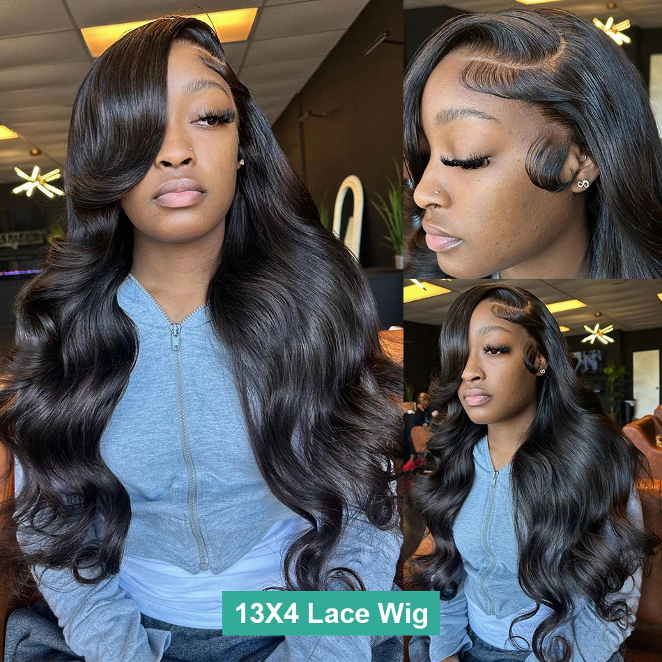 250 Density 40 Inch Body Wave 13x6 Hd Lace Front Wig 360 Lace Frontal Wigs For Women Brazilian 13x4 Pre Plucked Lace Human Hair
