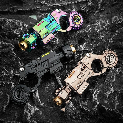 Shell-Ejecting Metal Alloy Toy Gun Realistic Fun Shooting Stress Relief Sensory Toy Pistol EDC Office Desk Gadget Gift for Boys