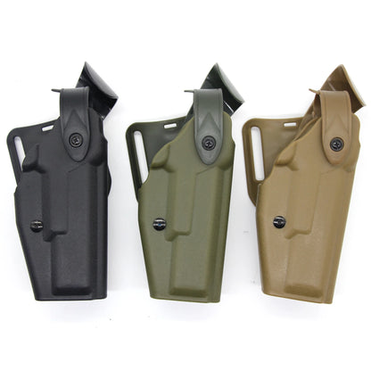 Tactical Holser Hunting Waist PIstol Gun Case Outdoor Belt Paddle Holder for Glock 17 19 Not applicable with flashlight