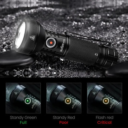Sofirn IF22A 2100lm Flashlight 21700 Powerful Light SFT40 LED 680M Long Range USB C Rechargeable Charging  Throw Torch