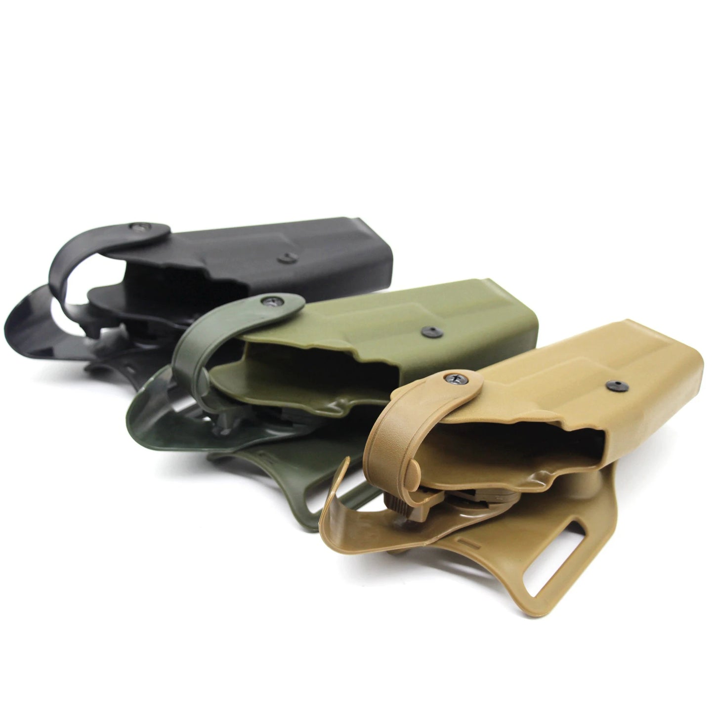 Tactical Holser Hunting Waist PIstol Gun Case Outdoor Belt Paddle Holder for Glock 17 19 Not applicable with flashlight