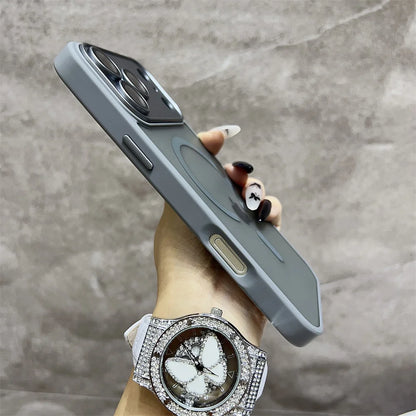 Matte Magnetic Translucent  Wireless Charge Phone Case For iPhone 17 Air 16 Plus 15 14 13 12 11 17 Pro Max for Magsafe Cover