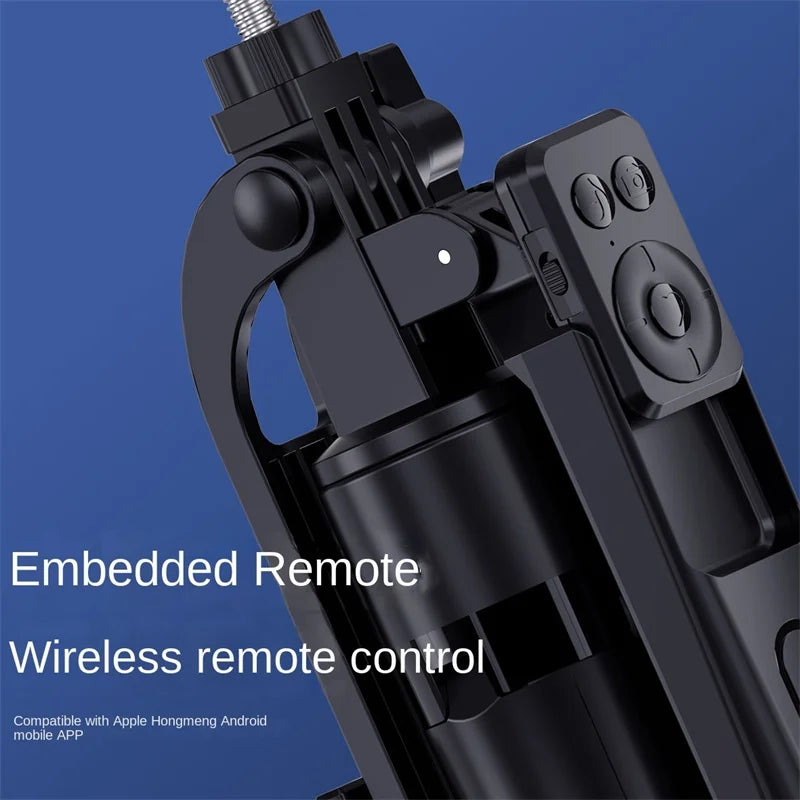 Portable camera tripod with wireless remote control and 360 ° rotation for video recording video recording and live streaming ﻿