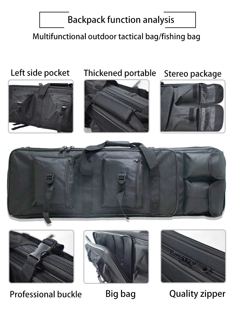 Tactical Gun Bag Shotgun Backpack Outdoor Paintball Tactical Rifle Shotgun Tote Bag Gun Protective Case 81Cm 91Cm 115Cm