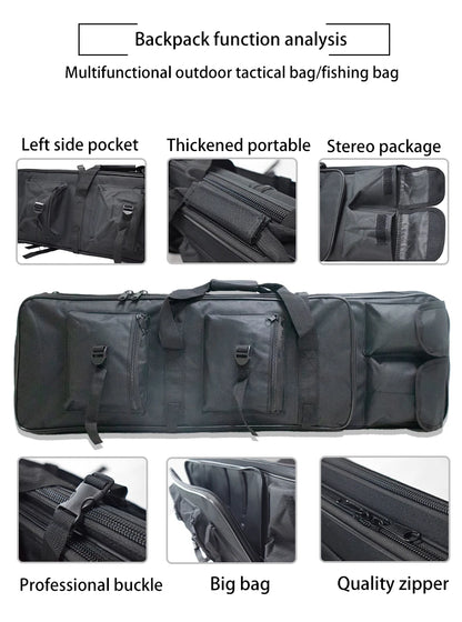 Tactical Gun Bag Shotgun Backpack Outdoor Paintball Tactical Rifle Shotgun Tote Bag Gun Protective Case 81Cm 91Cm 115Cm