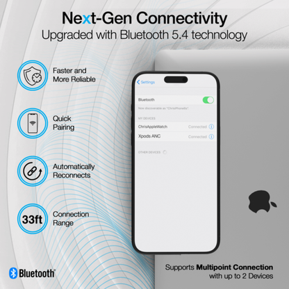 Naztech Xpods ANC Active Noise Cancelling True Wireless Earbuds with